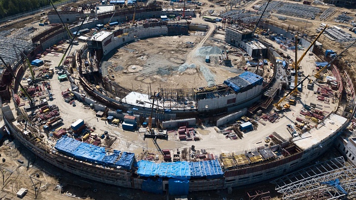 В наукограде Кольцово началась сборка оборудования большого кольца СКИФ